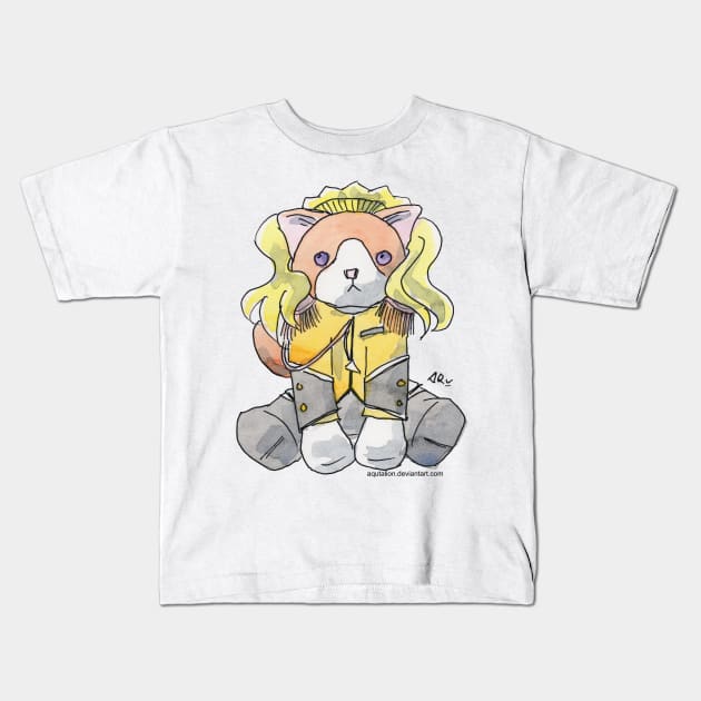 Harlock the Cat Cosplay: Kiryuu Nanami Kids T-Shirt by Aqutalion